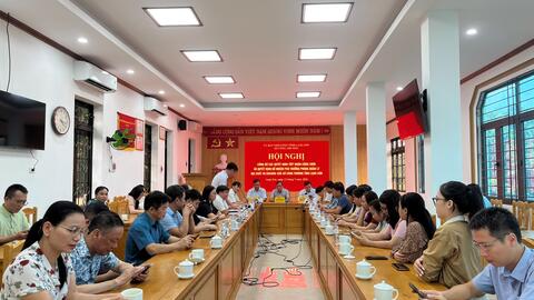 Sở Công Thương tổ chức Hội nghị công bố các Quyết định về công tác cán bộ