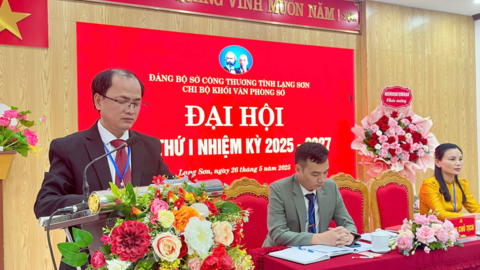 Tổ chức thành công Đại hội Chi bộ khối Văn phòng Sở Công Thương lần thứ I nhiệm kỳ 2025-2027