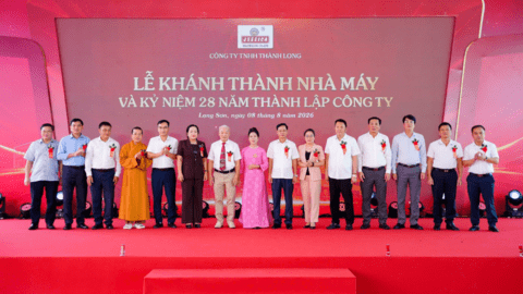 Tham dự Lễ khánh thành nhà máy sản xuất mới và kỷ niệm 28 năm ngày thành lập Công ty TNHH Thành Long