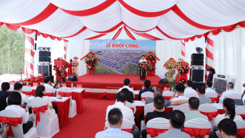 Khởi công dự án Cụm công nghiệp Na Dương 3