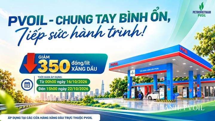 Chương trình “PVOIL chung tay bình ổn, tiếp sức hành trình”.
